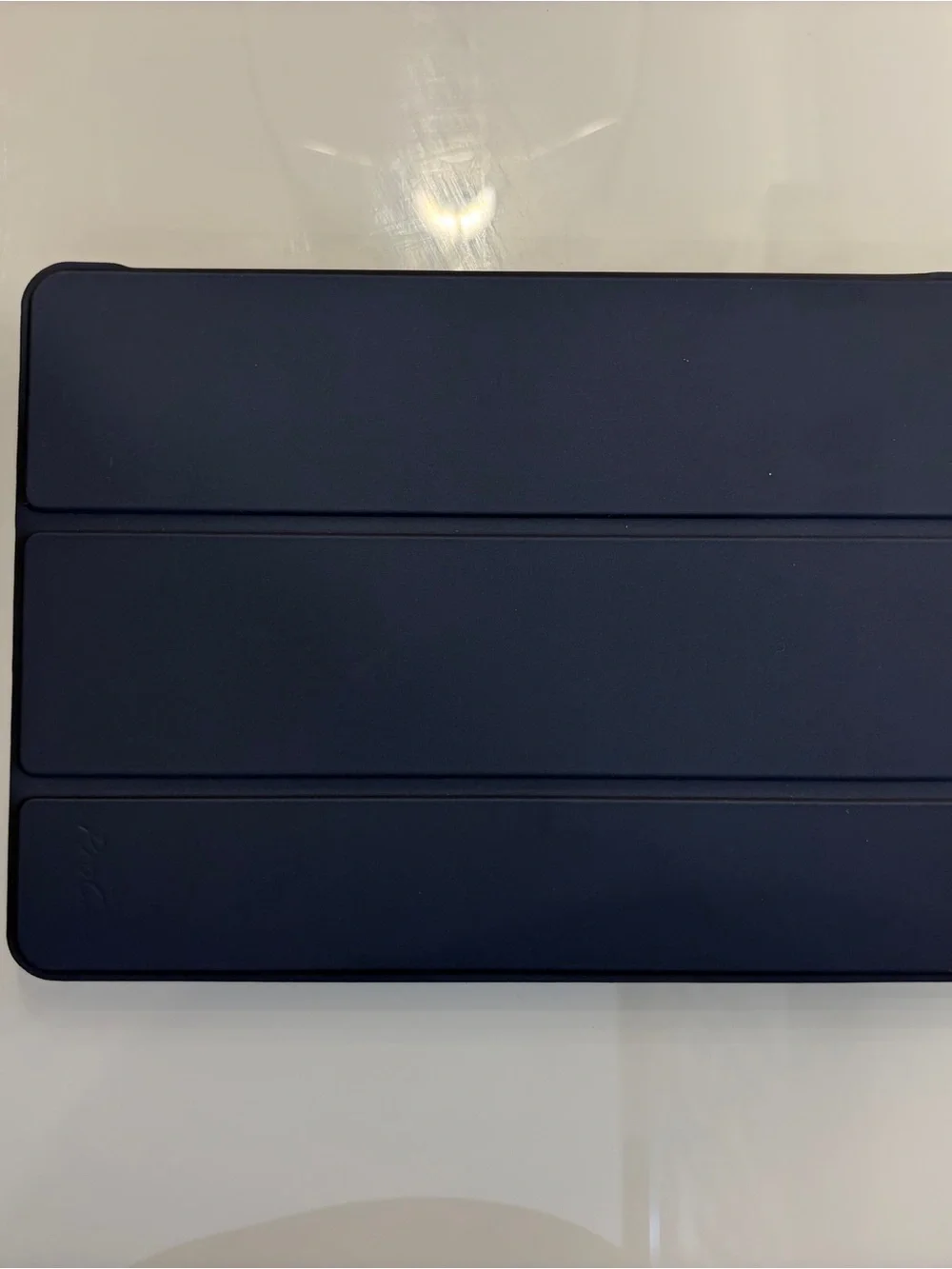 Apple ipad showing